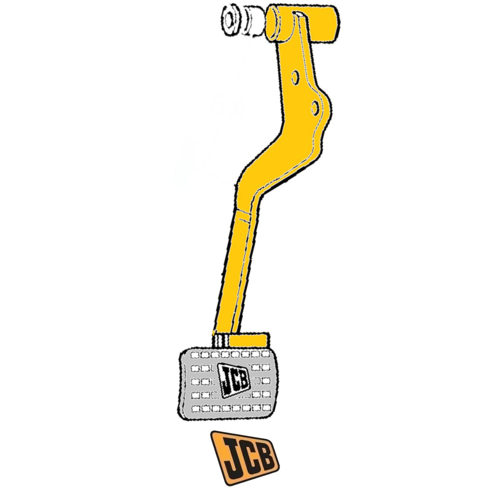 Педаль тормоза JCB 128/14657