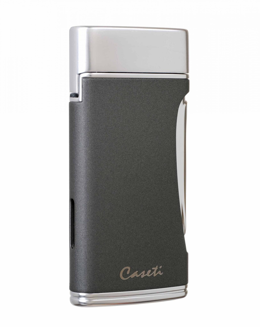 Зажигалка Caseti сигарная турбо (двойное пламя), серая CA583-4
