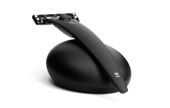 Набор Bolin Webb R1, бритва R1 черная матовая, подставка R1 черная