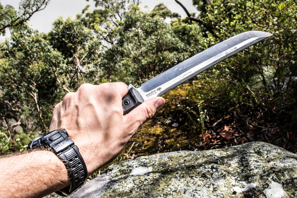 Тактический нож Sensei D2 StoneWash