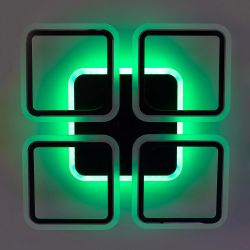 Citilux Марсель Смарт CL232A145E RGB Умная люстра Чёрная