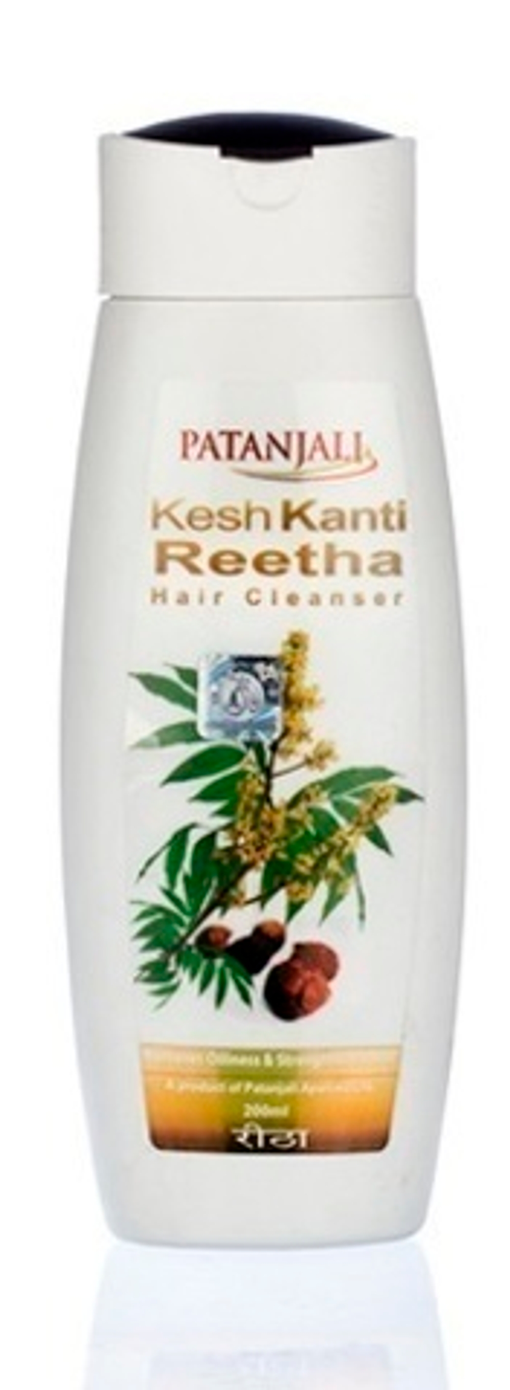 Шампунь Patanjali Kesh Kanti Reetha, укрепление и предотвращение выпадения волос, для всех типов, 8 мл.
