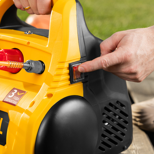 Компрессор воздушный безмасляный РС 1/6-180, 1,1 кВт, 180 л/мин, 6 л// Denzel