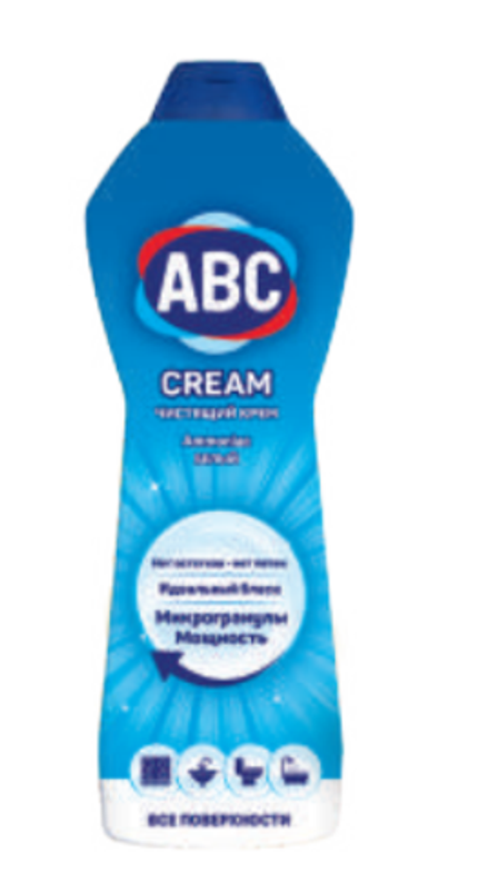 Крем чистящий для газовых плит ABC Аммиак 750 ML*20