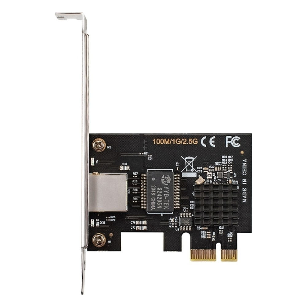 Сетевая карта Exegate EX296212RUS Сетевой адаптер ExeGate EXE-251 (PCI-E x1 v2.0, 1xRJ45, UTP 100Mbps / 1000Mbps / 2.5Gbps RTL8125B)