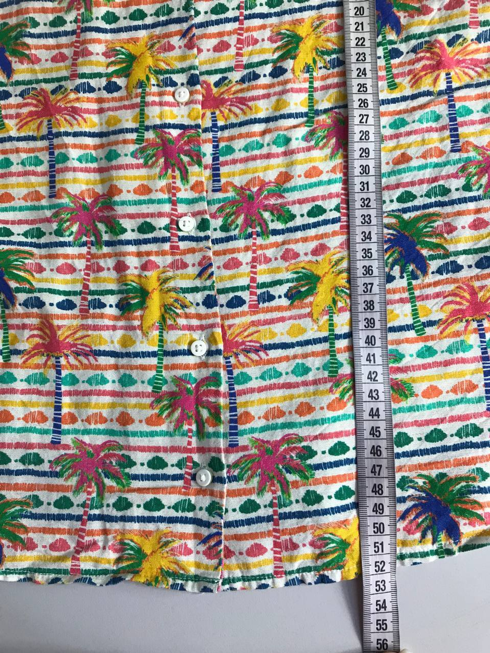 Рубашка Koton kids пестрая из хлопка и льна на рост 134-140 или 9-10 лет