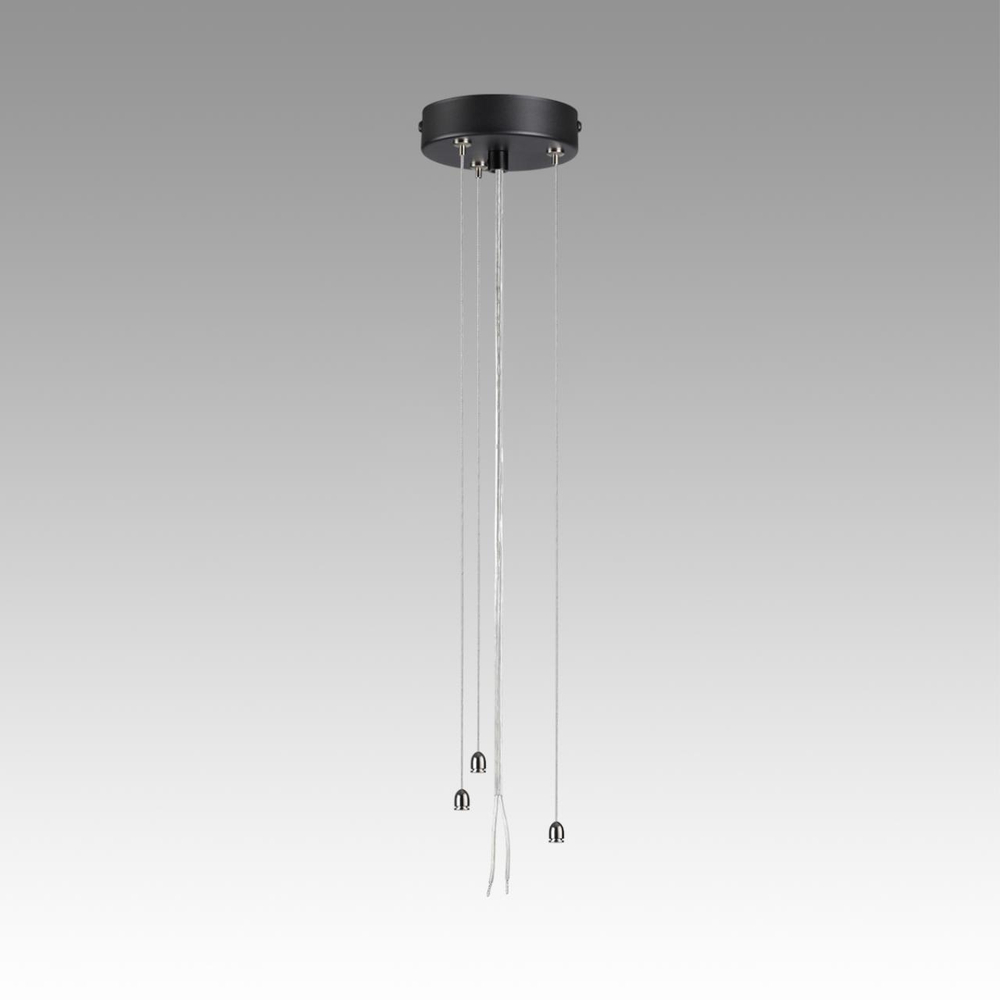 7753/L SN 535 Подвесное крепление для светильника QUANTUM LED металл/черный 1,5м QUANTUM