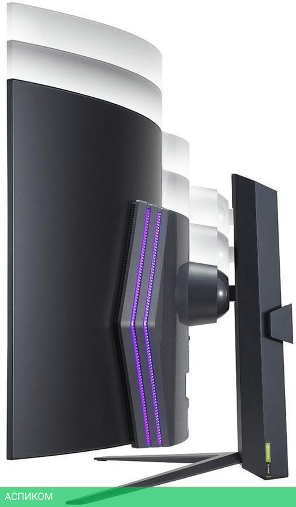 Монитор LG UltraGear 45GR95QE-B черный