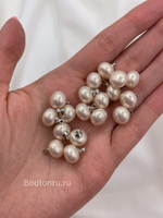 Пуговицы Жемчужные4 пудровые 10 мм