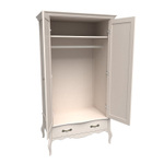 Шкаф 2х дверный «Прованс» бежевый воск/антик