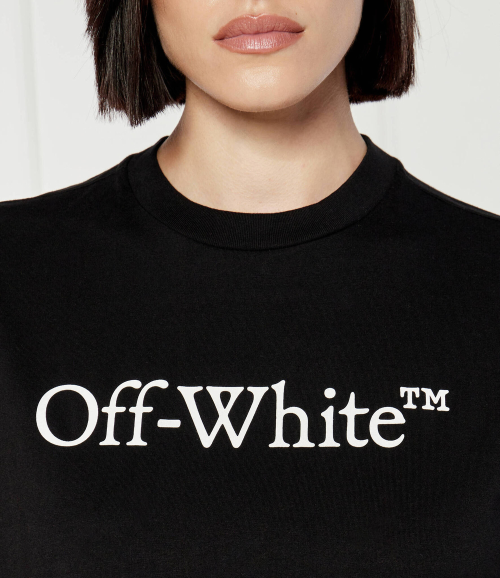 Футболка BOOKISH OFF-WHITE - черный(OWAA089C 99JER003)