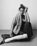 Куртка One Two Faux Fur Beige