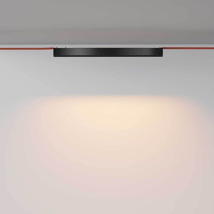 Подвесной светодиодный светильник Maytoni Technical Pendant system Parity Points TR128B-24W3K-M-B