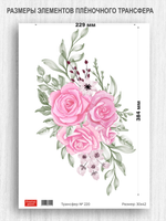 Трансфер для декупажа переводной рисунок для поверхностей 220