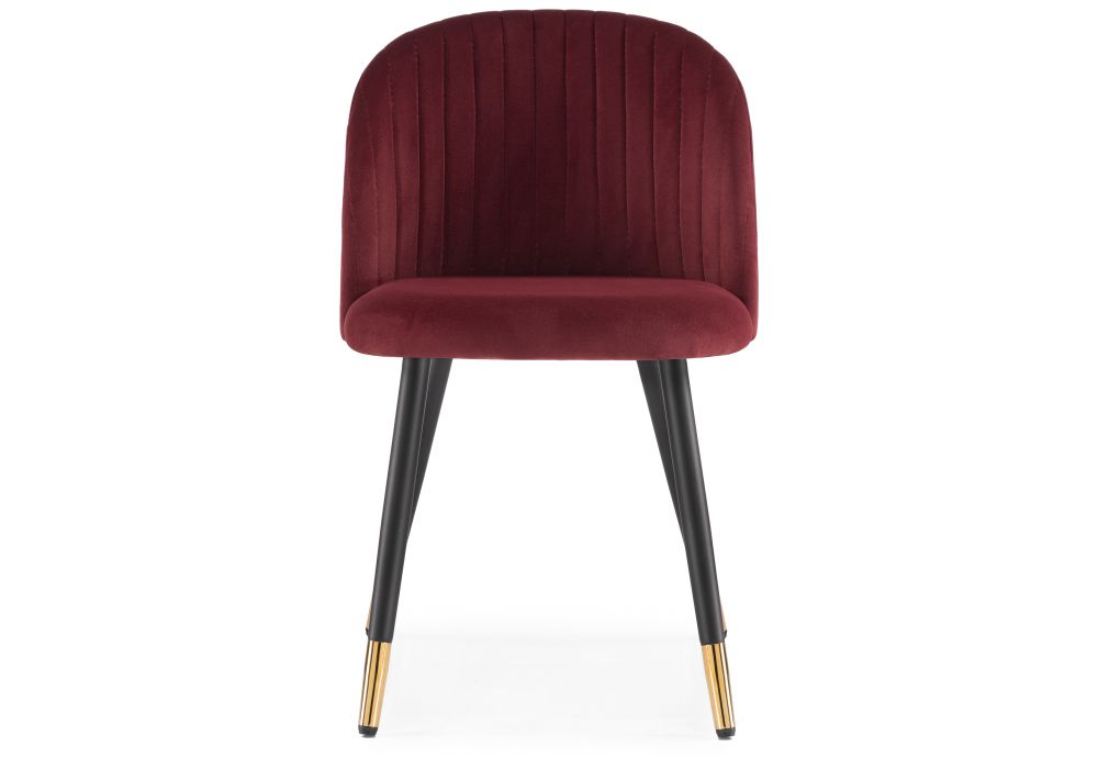 Стул на металлокаркасе Gabi wine red / black