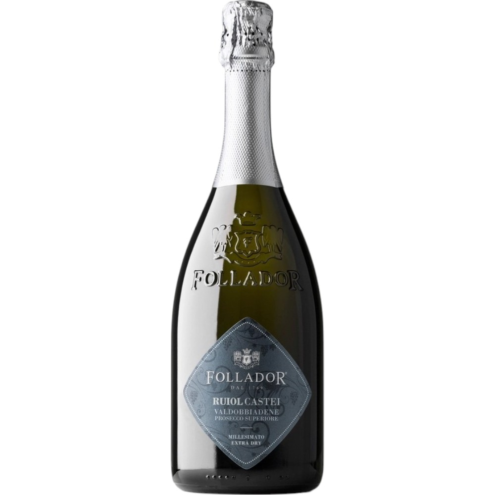 Игристое вино Follador Valdobbiadene Prosecco Superiore Extra Dry Millesimato 0,75 л.