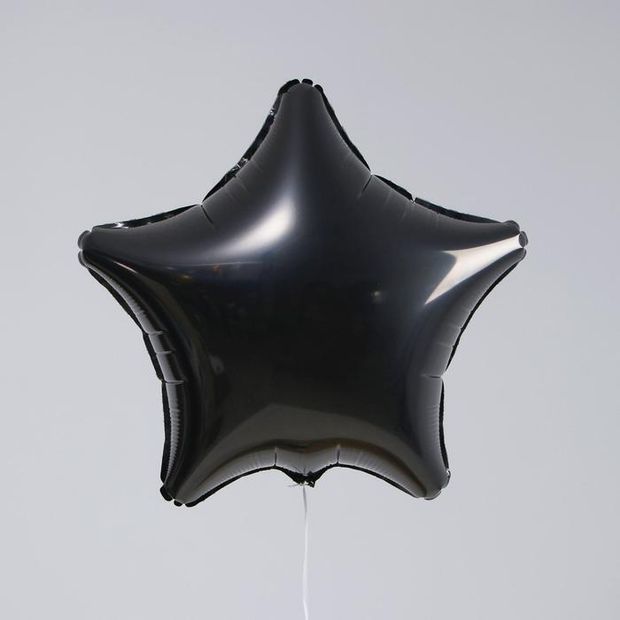 F Шар звезда (18'' / 46 см) Черный (БГ-15)