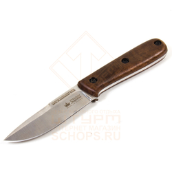 Нож Kizlyar Supreme Colada AUS-8 дерево, Wood/Stonewash