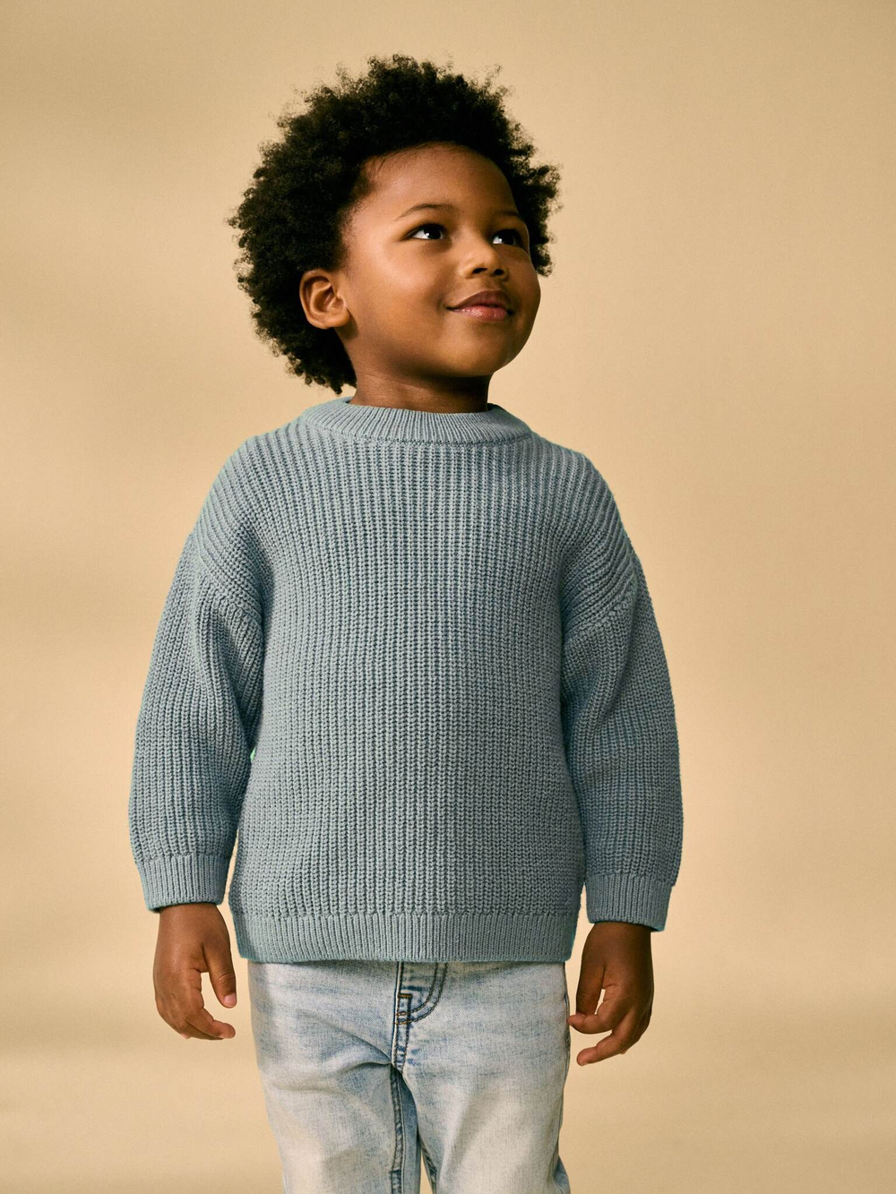 Джемпер вязаный для мальчика Next 430-632, Голубой