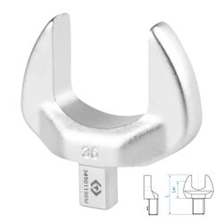 KING TONY (34501136M) Насадка рожковая серии "FIT", 36 мм, 9х12 мм