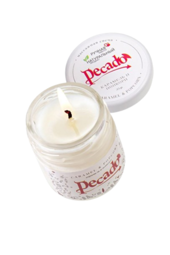 Аромасвеча для массажа Pecado - Карамель и попкорн