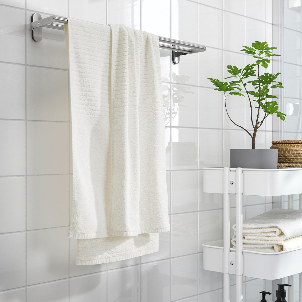 IKEA VÅGSJÖN  (ИКЕА ВÅГСЙÖН)  -  Полотенце банное, белое, 70x140 см