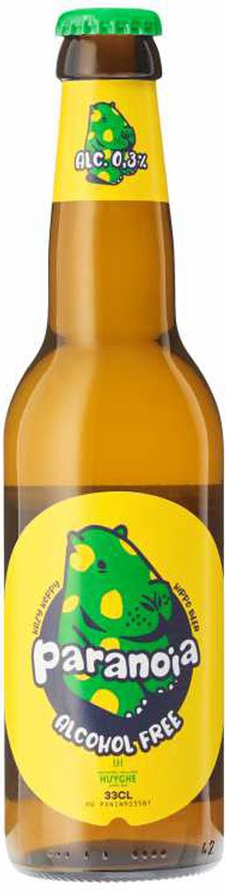 Пиво Хейге Паранойя Хейзи Хоппи Алкоголь Фри / Huyghe Paranoia Hazy Hoppy Alcohol Free 0.33 - стекло