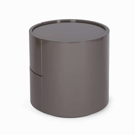 Прикроватная тумба Cecily 44х44 см, серая