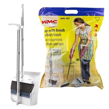 Щетка поворотная 180° с совком для уборки помещений WMC TOOLS WMC-XK2