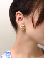 Пусеты Sea Weed Gold