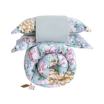 Комплект постельного белья Сатин с Одеялом 100% хлопок 160x80 на резинке OBR168