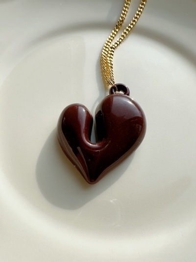 Цепочка Сердце из шоколада