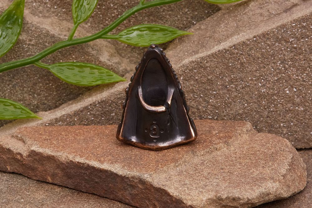 Бусина для темляка Пицца (биметалл) от мастерской Братьев Пешковых