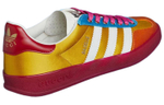 Adidas originals x GUCCI Gucci Gazelle Satin Leather Classic Casual Sneakers women's bright yellow Silk Hard Satin