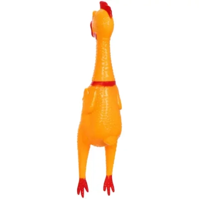 Игрушка - кричалка для собак «КУРИЦА В ШОКЕ!», 37см
