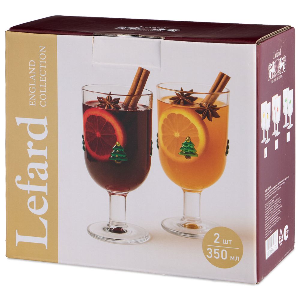 НАБОР БОКАЛОВ ДЛЯ ВИНА "FRUITY PINEAPPLE" ИЗ 2 ШТ. 350 МЛ