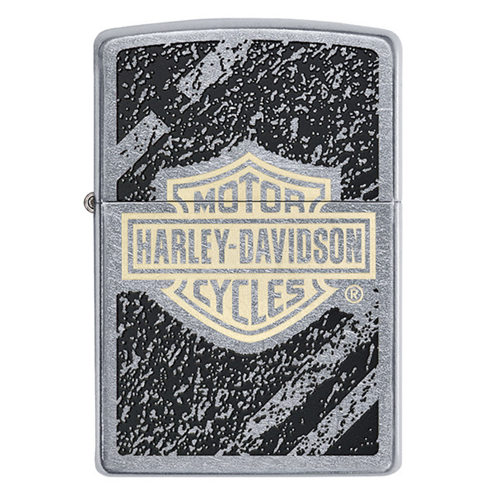 Зажигалка Zippo Harley-Davidson с покрытием Street Chrome
