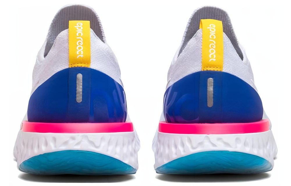 Кроссовки Nike Epic React Flyknit 1 Racer Blast (Женская размерная сетка)