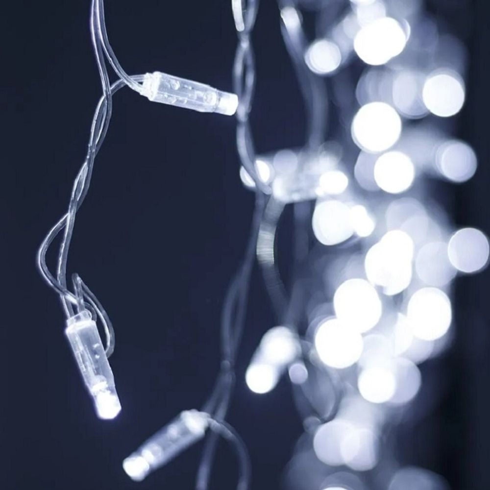 Уличная гирлянда бахрома 220 В / 3*0,5 м / каучук / 102 led / IP 66