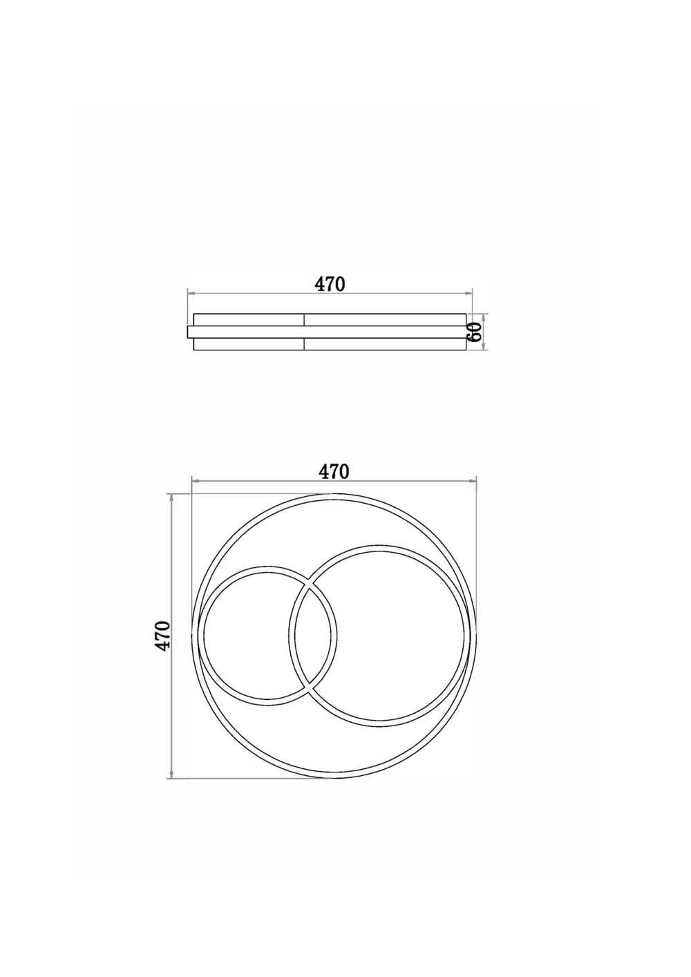 Потолочный светодиодный светильник Freya Tucene FR10029CL-L70W