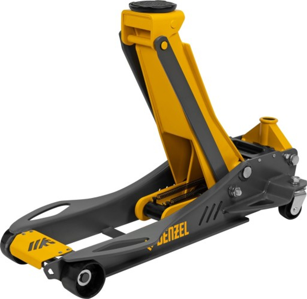 Домкрат подкатной Denzel 51251 гидравлический 3,8 т, 110-580 мм, низкий подхват