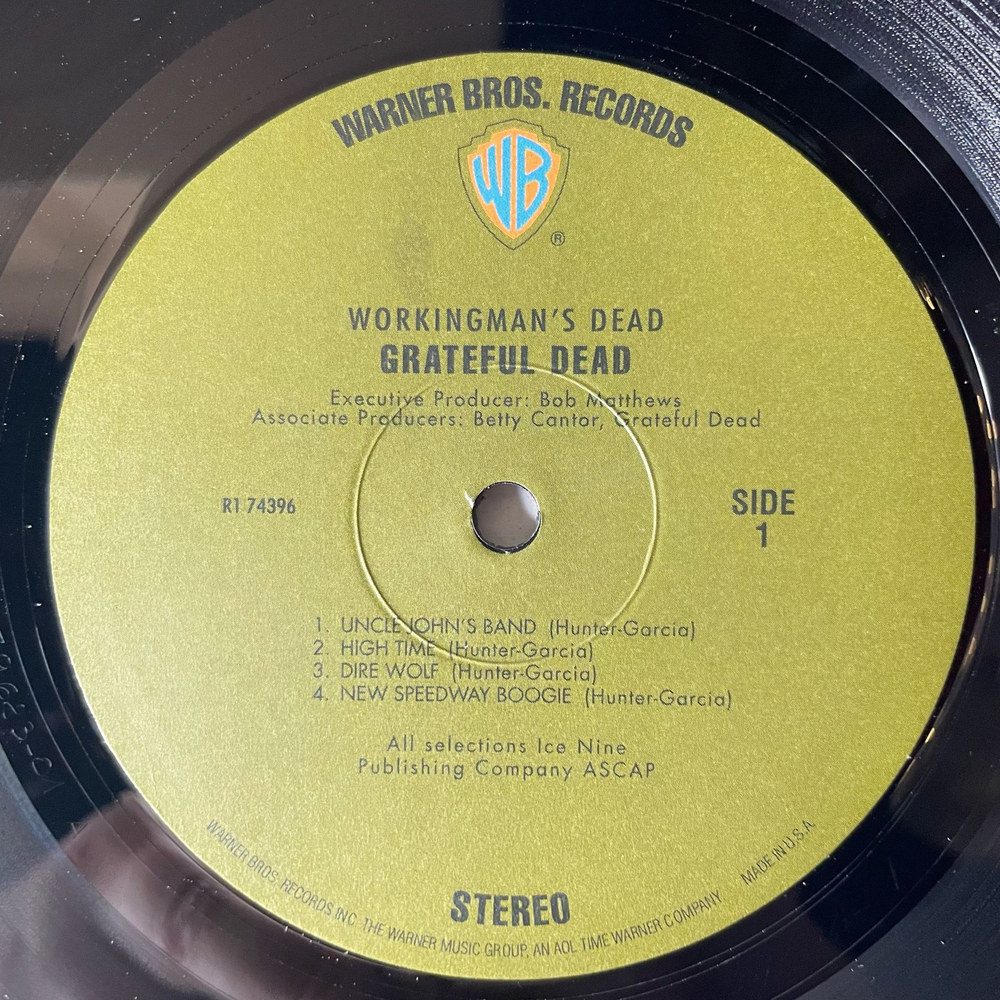Винтажная виниловая пластинка LP The Grateful Dead Workingman's Dead (США 2003)