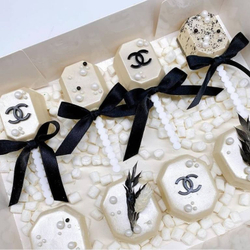 Форма силиконовая  «Эскимо восьмигранник», 4 ячейки