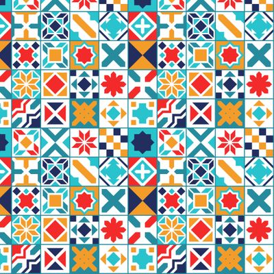 Цветная кафельная плитка