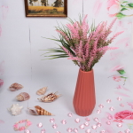 Ваза из пластика «Marlen-Амели» 1,2л 21*5,6*9,5см цвет коралловый