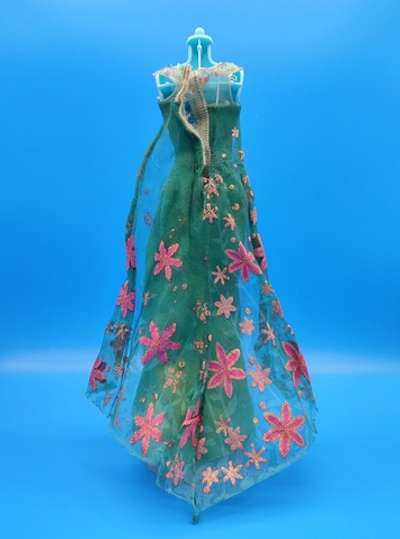 Одежда для куклы Барби платье Дисней эльза, 021375