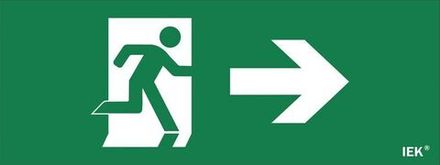 Этикетка самоклеящаяся "Фигура/стрелка вправо" ДПА IP20/54 IEK LPC10-1-24-09-FNAPR