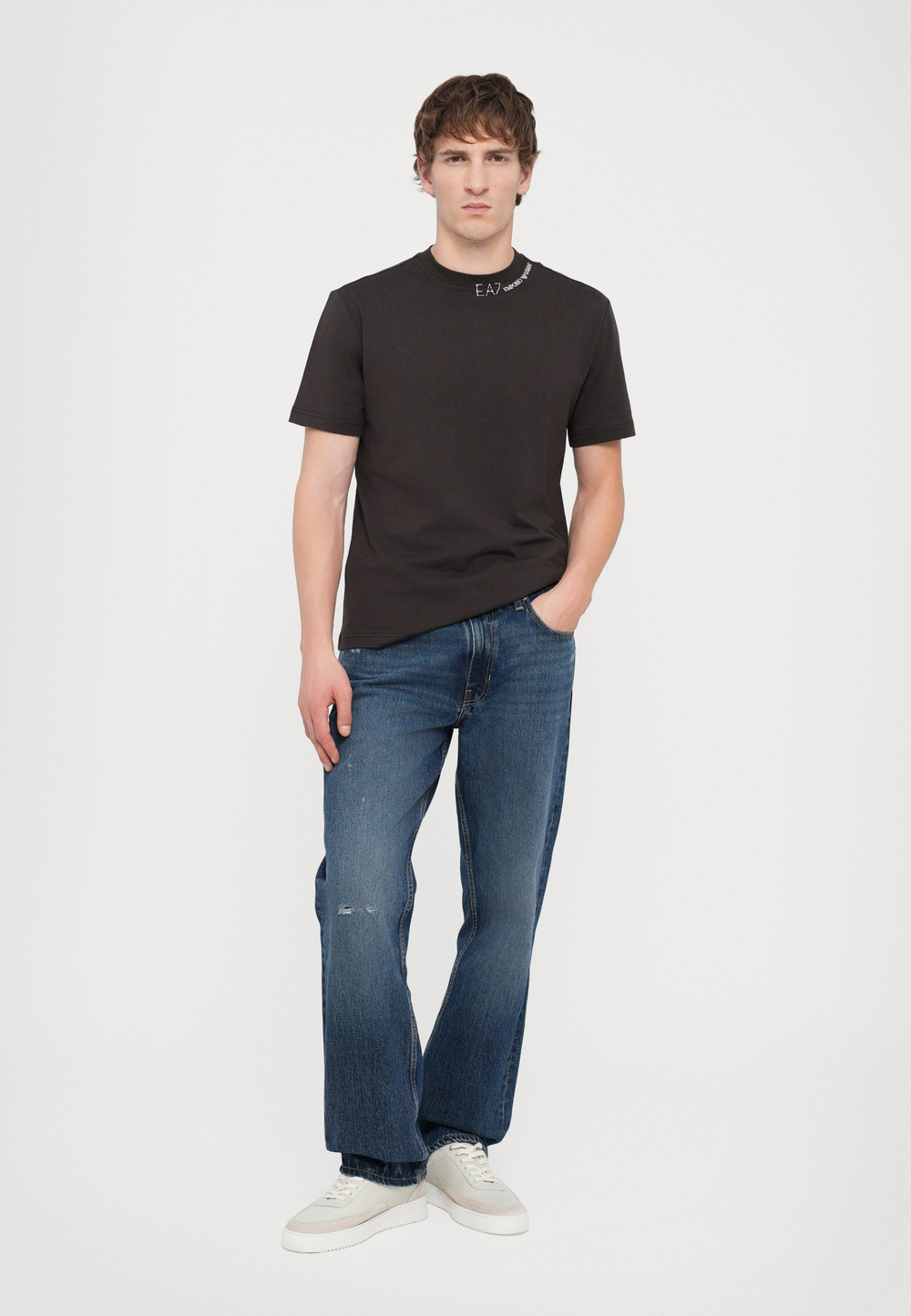 EA7 Emporio Armani UNISEX - Базовая футболка - Коричневый