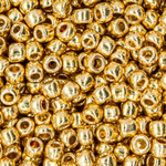 Японский бисер TOHO Round 8/0 (№PF557), непрозрачный глянцевый с металлическим блеском