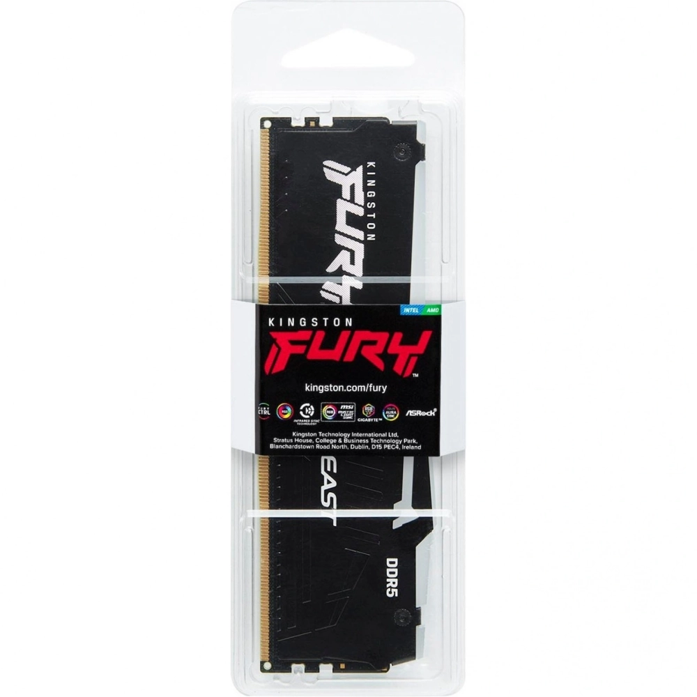 Память оперативная DDR5 Kingston Fury Beast 16GB PC5-38400 DIMM (KF552C40BBA-16)